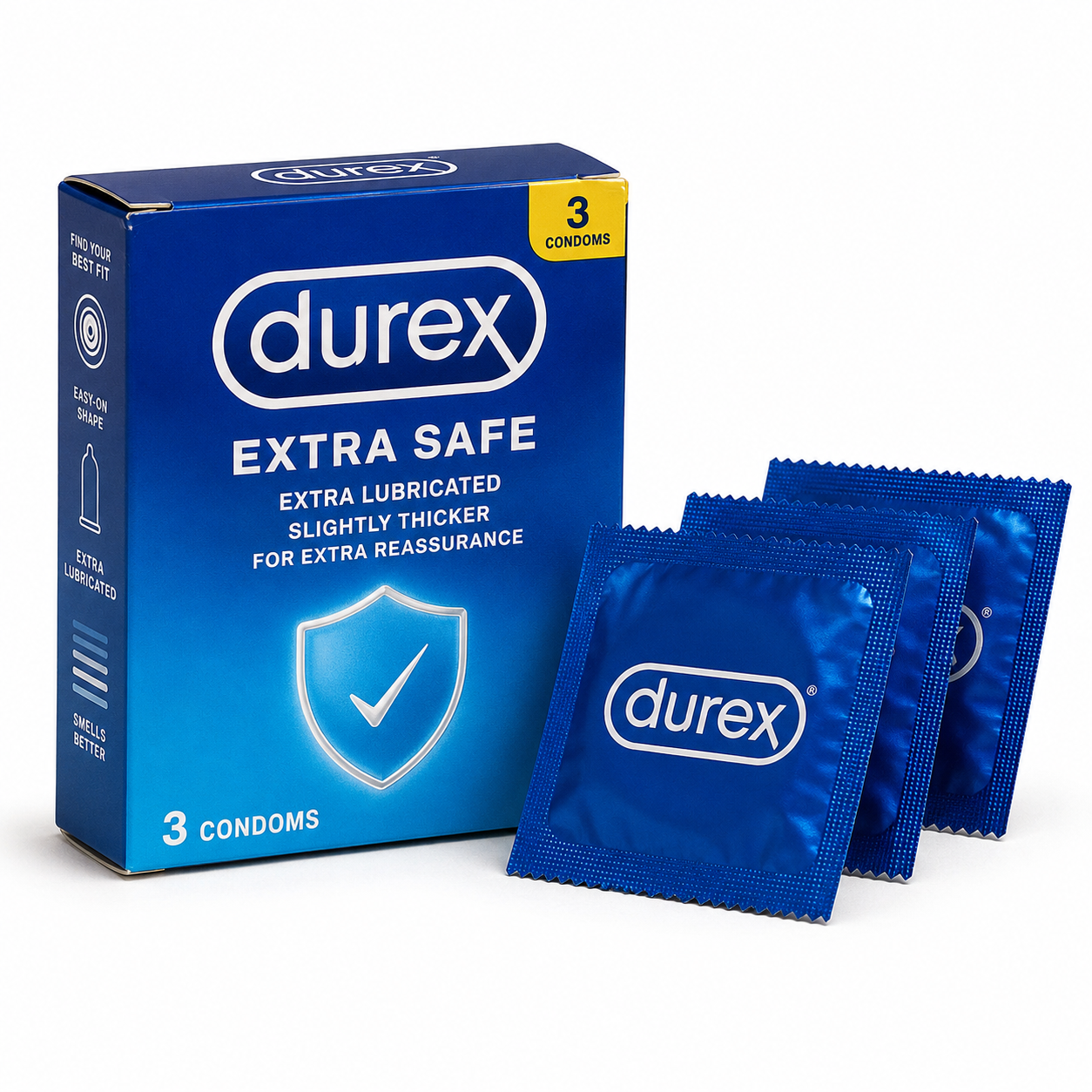 durex_extra_safe_3_condoms_1254 Durex Extra Safe Condoms 3s - Image 1