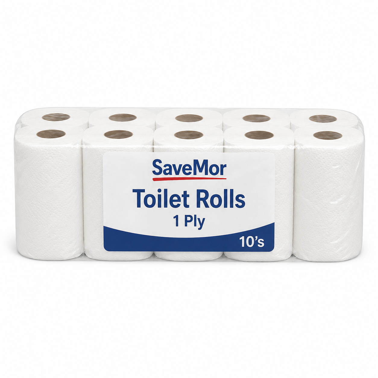 file_0000000095bc71f492851661bc038cbb SaveMor Toilet Rolls 1 Ply 10’s - Image 1
