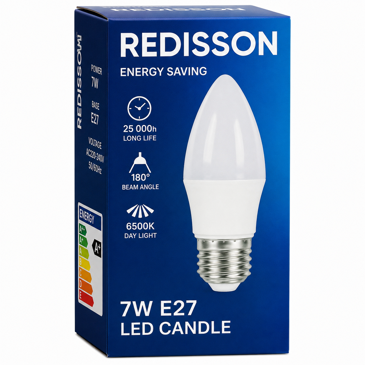 file_00000000aa4071f49dbf9130ff8a7c8f Redisson 7W E27 LED Candle 1s - Image 1