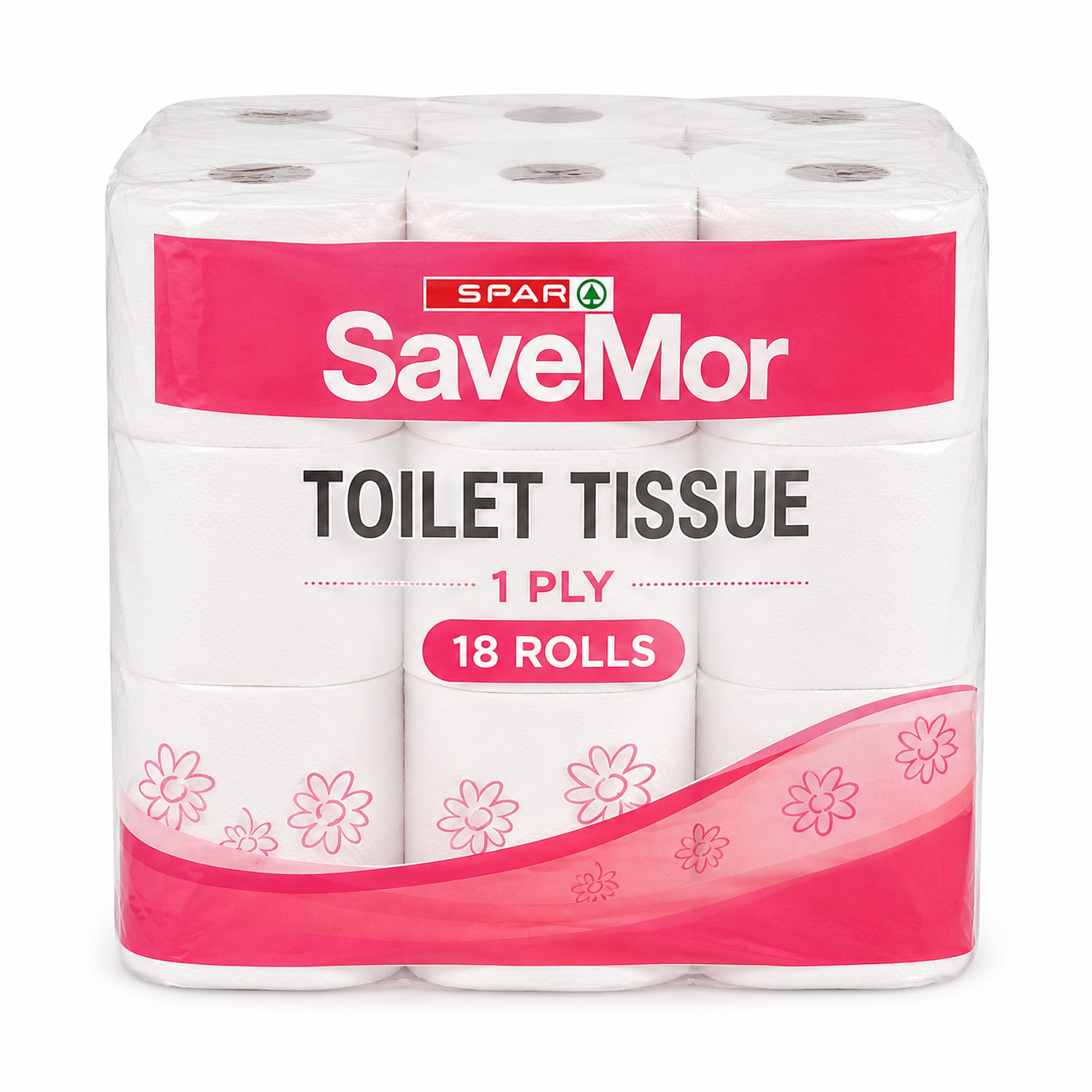 file_00000000f31872439ac8d19dfecdf79b SaveMor Toilet Tissue 18 x 1 Ply - Image 1