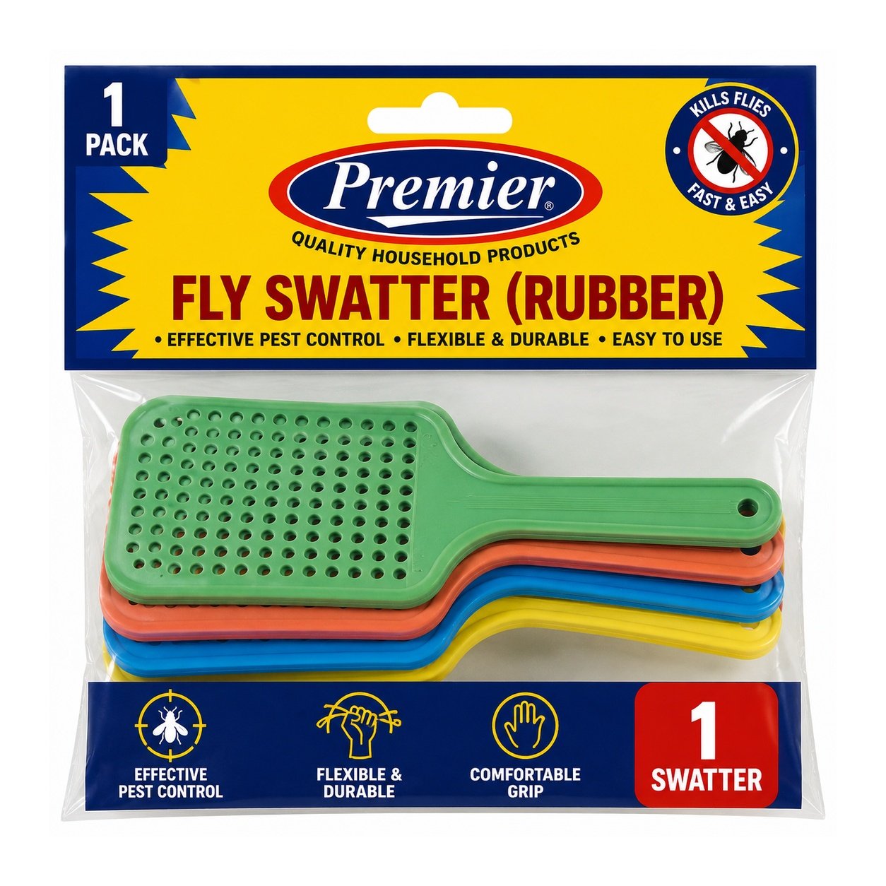 premier_fly_swatter_rubber_1s_1254x1254 Premier Fly Swatter Rubber 1s - Image 1