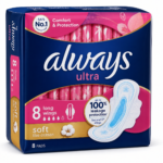 Always Ultra Long Sanitary Pads With Wings 8s