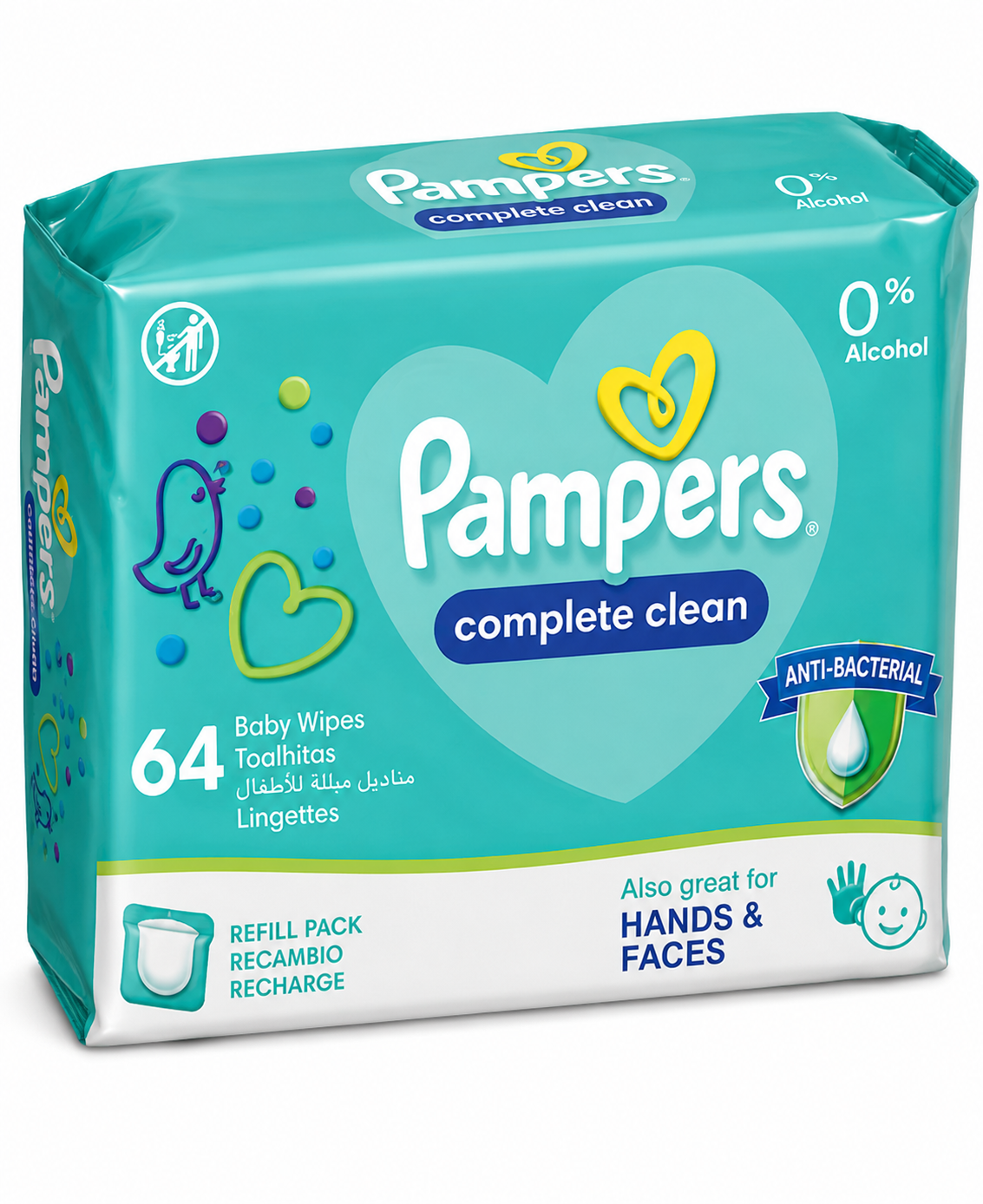 file_00000000502071f4a76b2369b98be15a Pampers Baby Wipes Refill Fresh 64’s - Image 1
