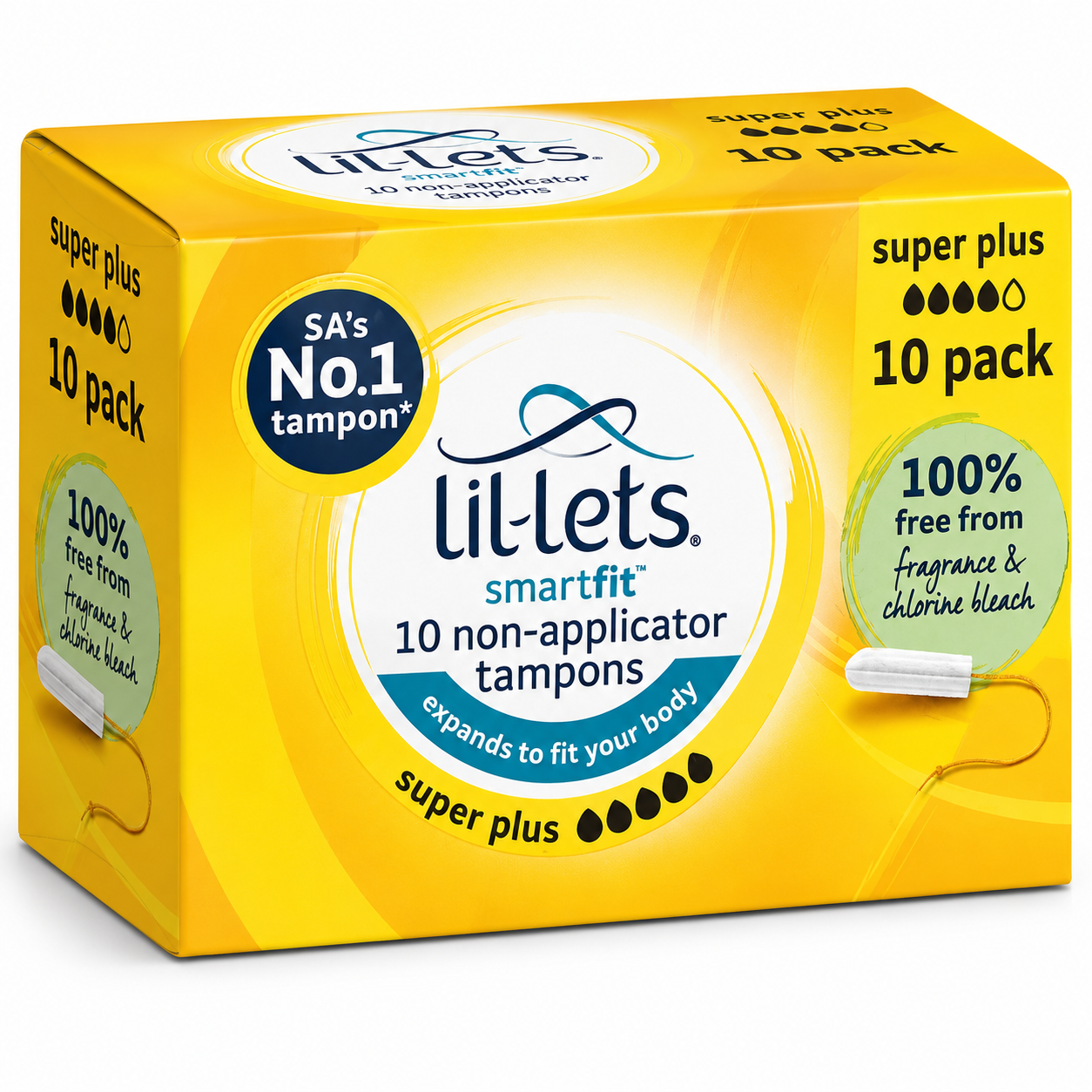 file_0000000090407246bfefa5e781ab70df Lil-Lets Smartfit Super Plus Non-Applicator Tampons 10s - Image 1