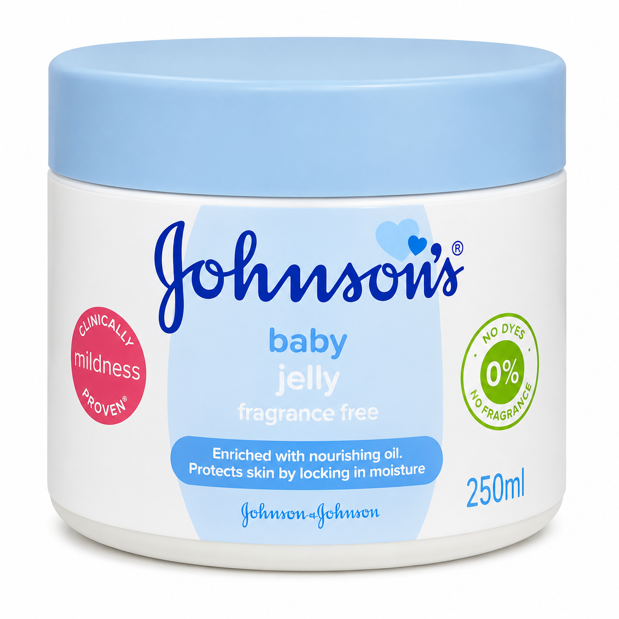 file_00000000ab1871f48cdf23634ac63a28 Johnson’s Baby Jelly Fragrance Free 250ml - Image 1