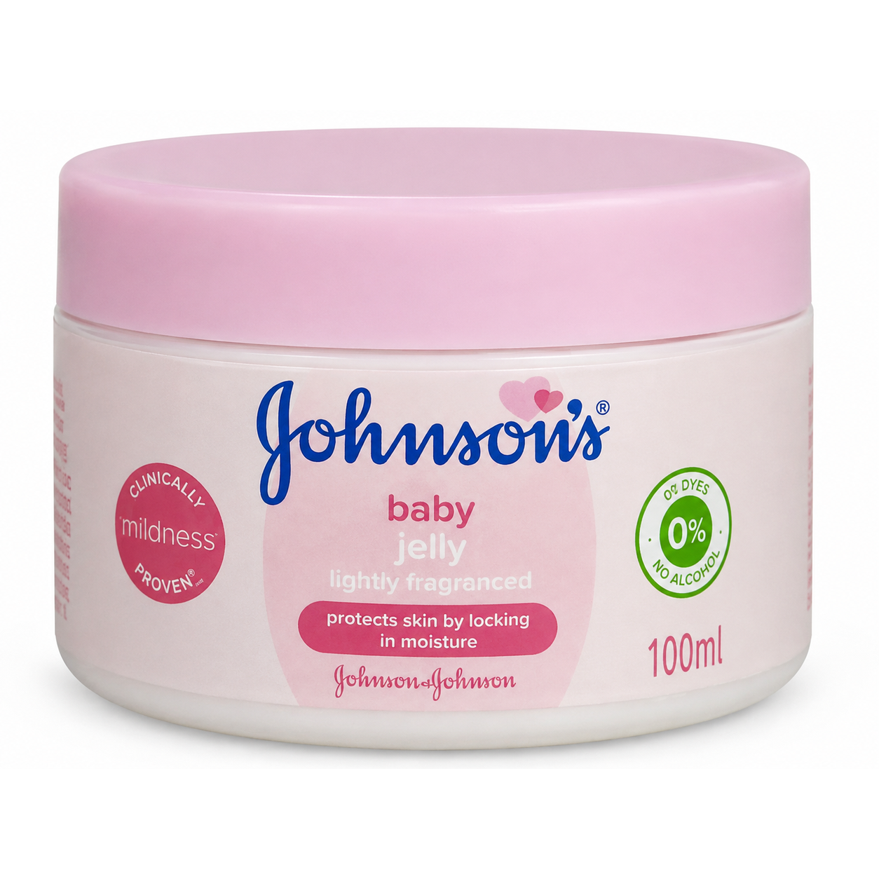 johnsons_baby_jelly_100ml_1254 Johnson’s Baby Jelly Lightly Fragranced 100ml - Image 1