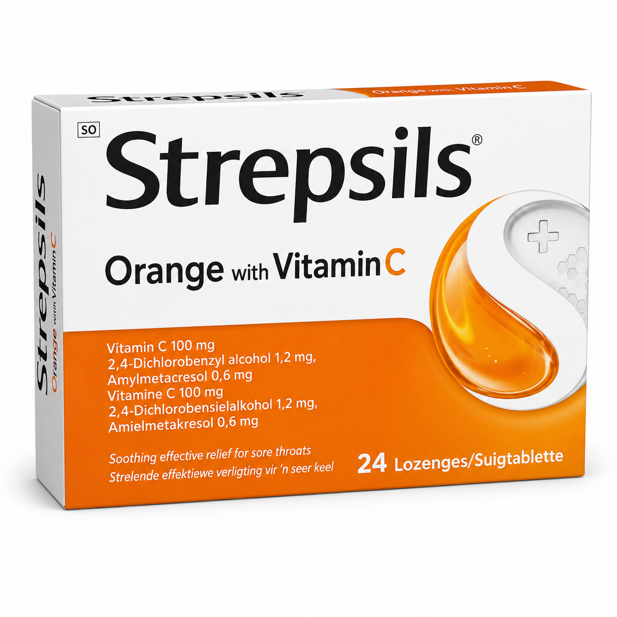 strepsils_orange_vitamin_c_24s_3d_1254x1254_fresh Strepsils Orange with Vitamin C Lozenges 24s - Image 1
